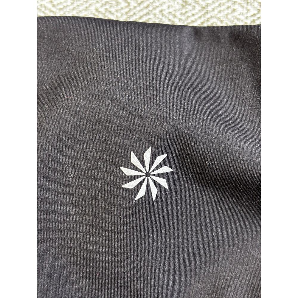 Athleta Ranier Leggings Sz L 7/8 Ankle Length Black Legging Pocket - Picture 9 of 10